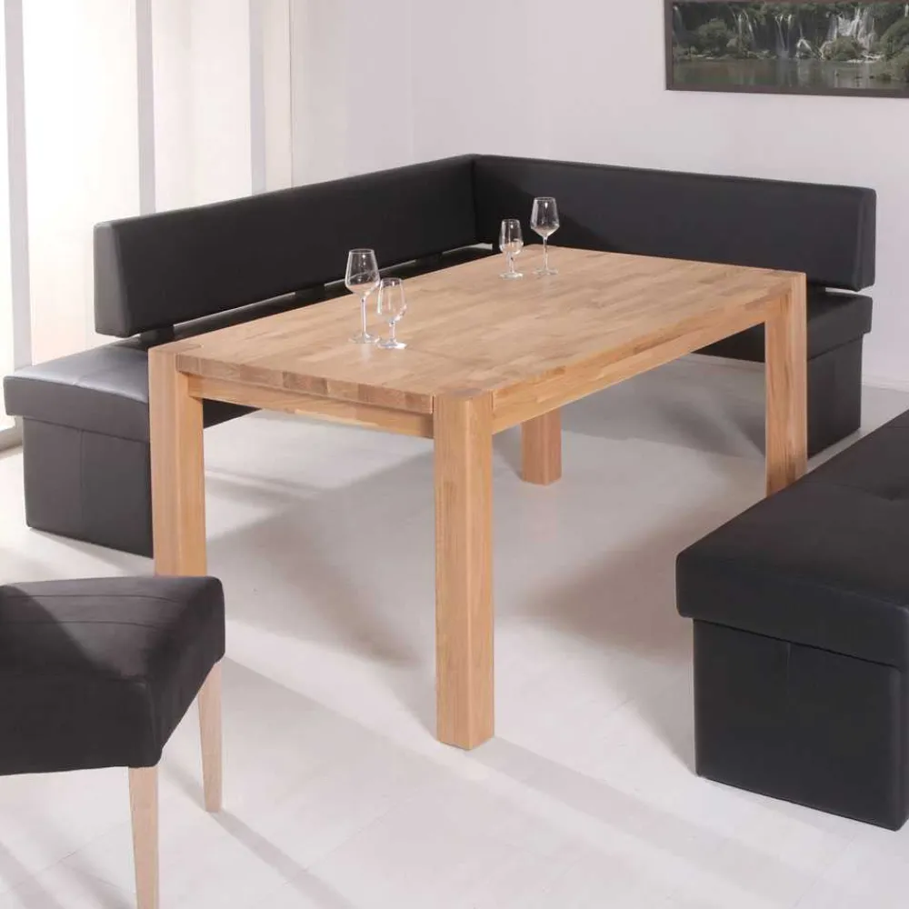 Wohnen Sitzbank<Esszimmer Eckbank Stilisto in Schwarz