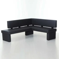 Wohnen Sitzbank<Esszimmer Eckbank Stilisto in Schwarz