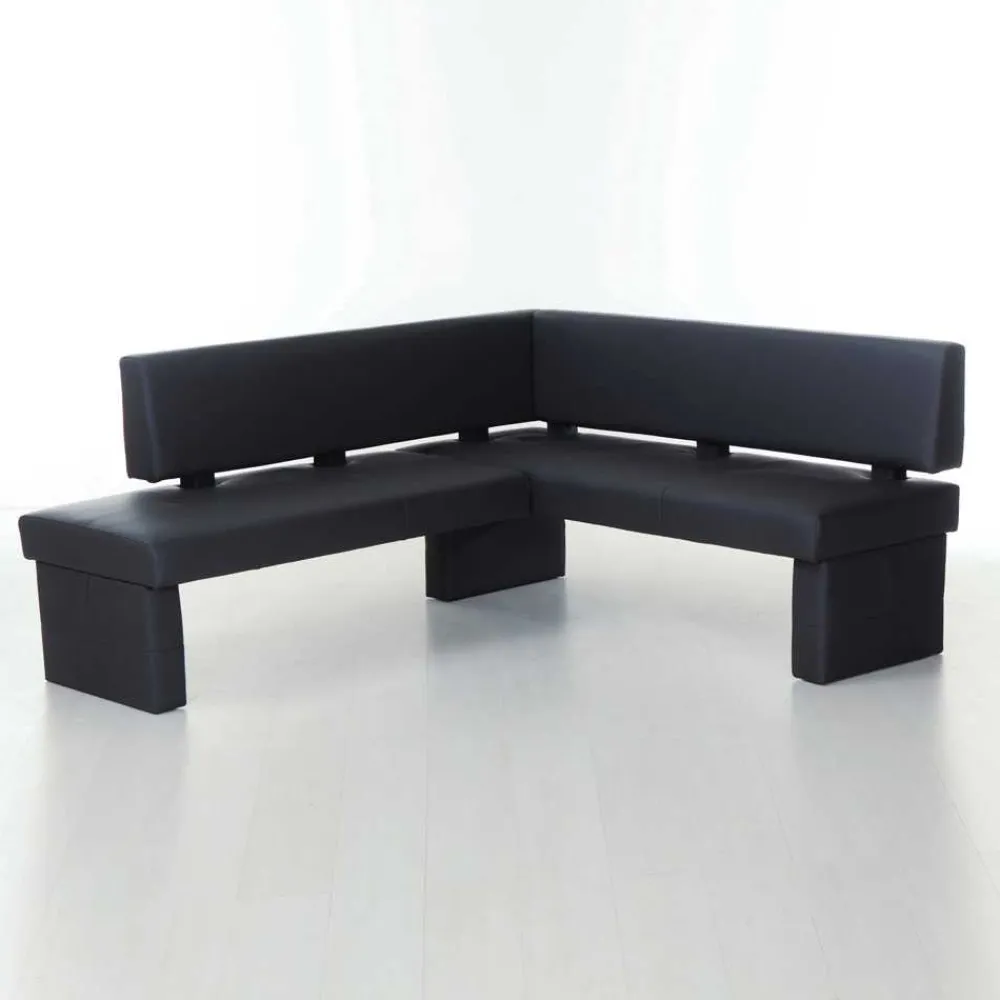 Wohnen Sitzbank<Esszimmer Eckbank Stilisto in Schwarz