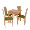 Wohnen Sitzgruppe<Esszimmer Essgruppe in Buche - Captino (fünfteilig)