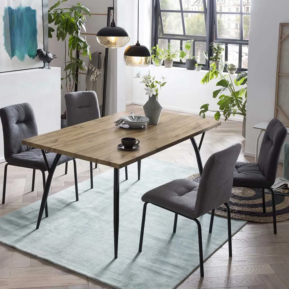 Wohnen Tische<Esszimmer Essgruppe modern - Yorano (fünfteilig)