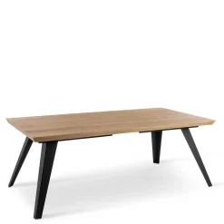 Wohnen Tische<Esszimmer Esstisch in Eiche & Schwarz - Yolfa
