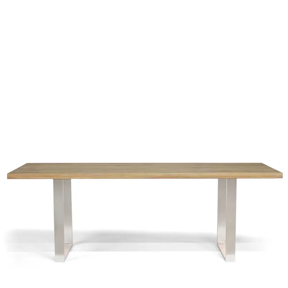 Wohnen Tische<Esszimmer Esstisch in Eiche Bianco Holz - Merida