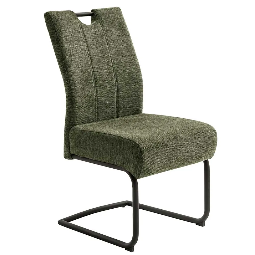 Wohnen Sessel<Esszimmer Freischwinger mit Federkern - Surci (2er Set)