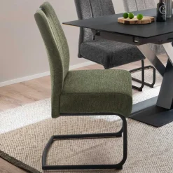 Wohnen Sessel<Esszimmer Freischwinger mit Federkern - Surci (2er Set)