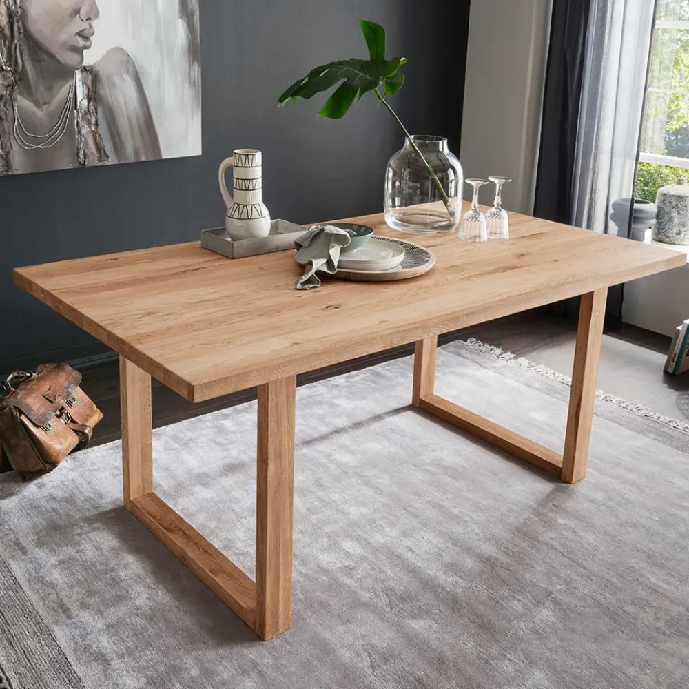 Wohnen Tische<Esszimmer Holztisch aus geölter Wildeiche - Loitons