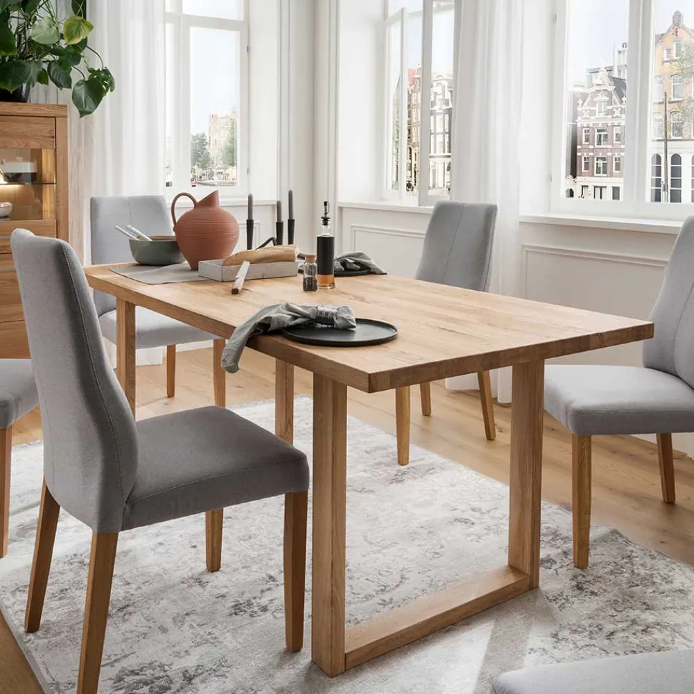 Wohnen Tische<Esszimmer Holztisch aus geölter Wildeiche - Loitons