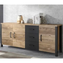 Wohnen Sideboards<Esszimmer Kommode in Fichte verwittert NB - Simeona