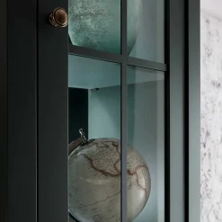 Wohnen Wohnwände<Esszimmer Möbel Set in Dunkelgrün - Niestov (vierteilig)