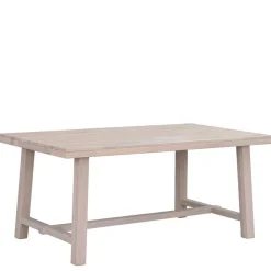 Wohnen Sitzgruppe<Esszimmer 4-Personen Gruppe White Wash - Dioca (fünfteilig)