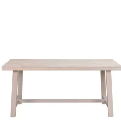 Wohnen Sitzgruppe<Esszimmer 4-Personen Gruppe White Wash - Dioca (fünfteilig)