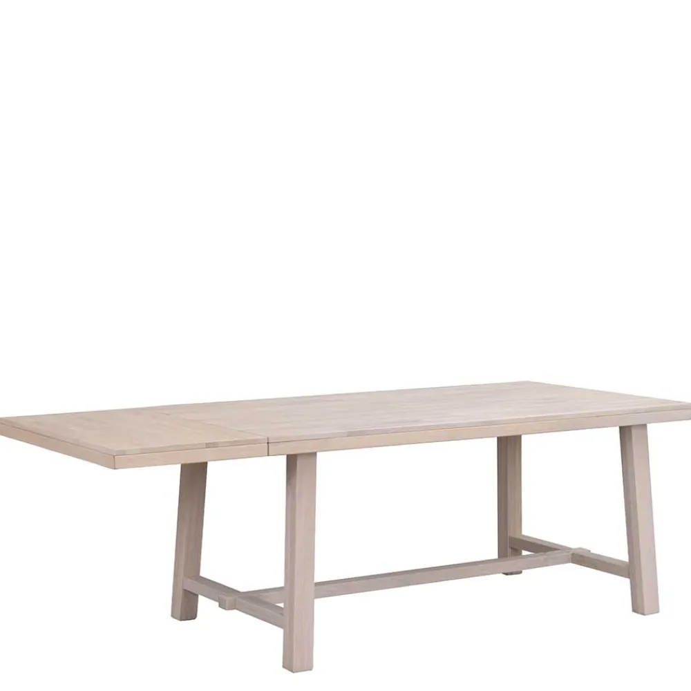 Wohnen Sitzgruppe<Esszimmer 4-Personen Gruppe White Wash - Dioca (fünfteilig)