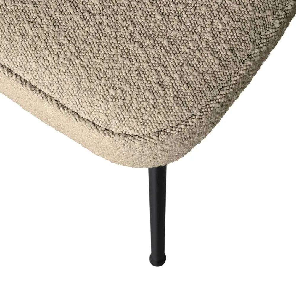 Wohnen Sitzbank<Esszimmer Polsterbank in Beige Boucle - Laderla