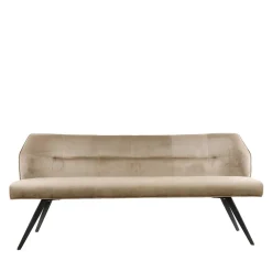 Wohnen Sitzbank<Esszimmer Samt Polsterbank in Beige - Valbreda