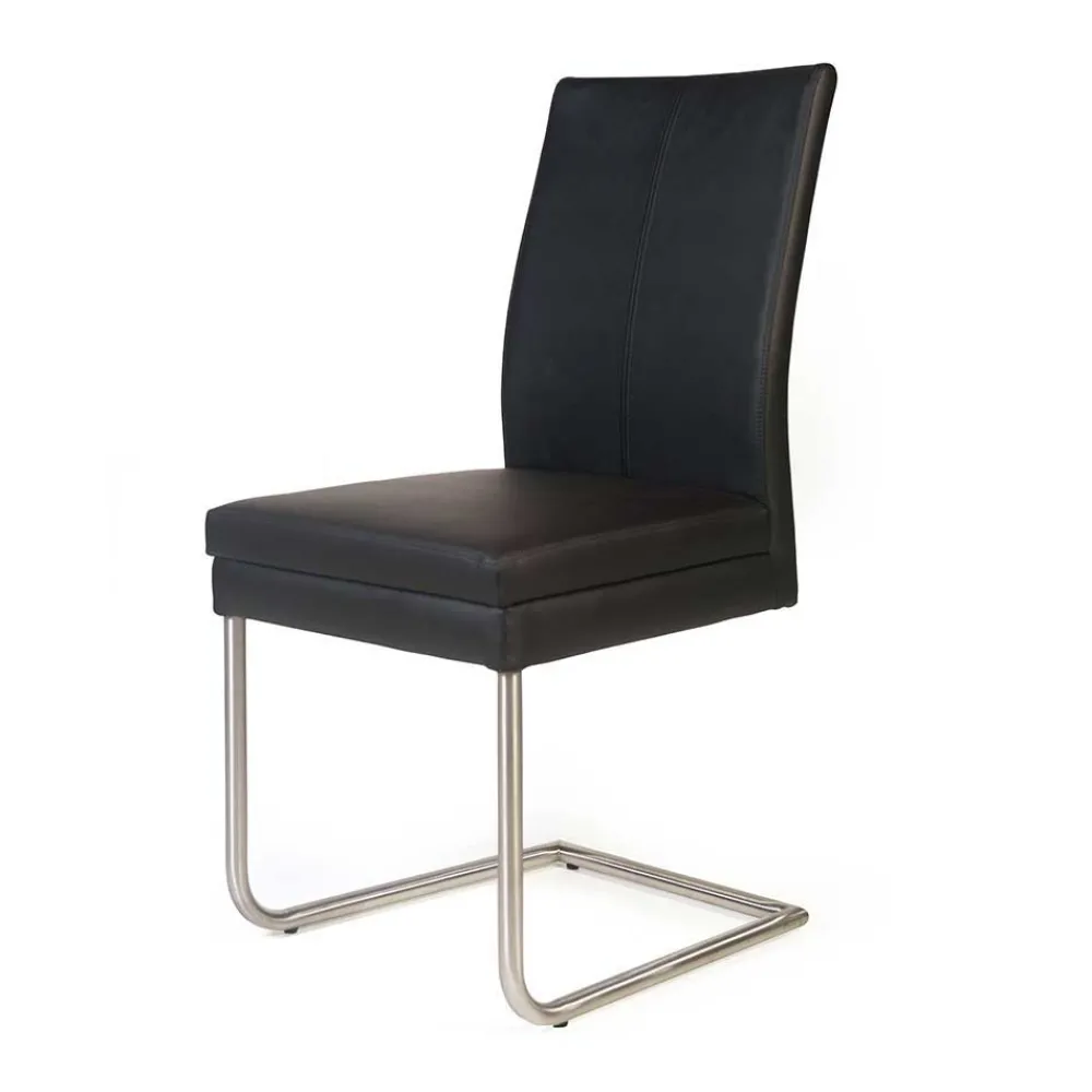 Wohnen Stühle|Sessel<Esszimmer Schwingstuhl mit Kunstleder - Monty (2er Set)