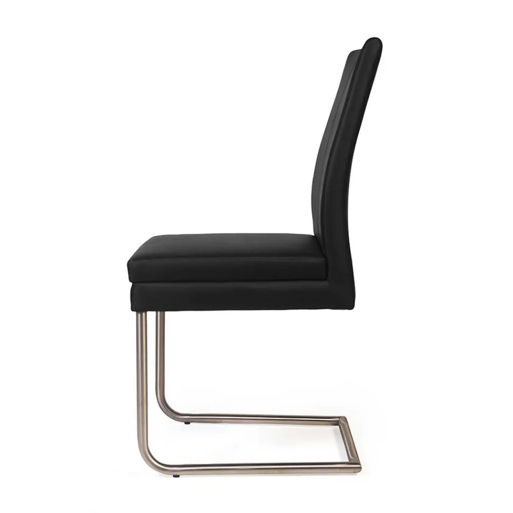 Wohnen Stühle|Sessel<Esszimmer Schwingstuhl mit Kunstleder - Monty (2er Set)