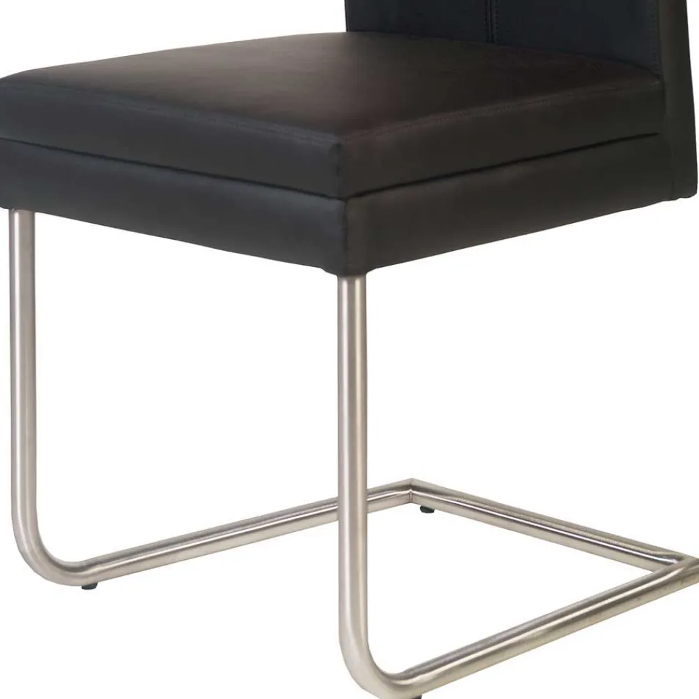 Wohnen Stühle|Sessel<Esszimmer Schwingstuhl mit Kunstleder - Monty (2er Set)