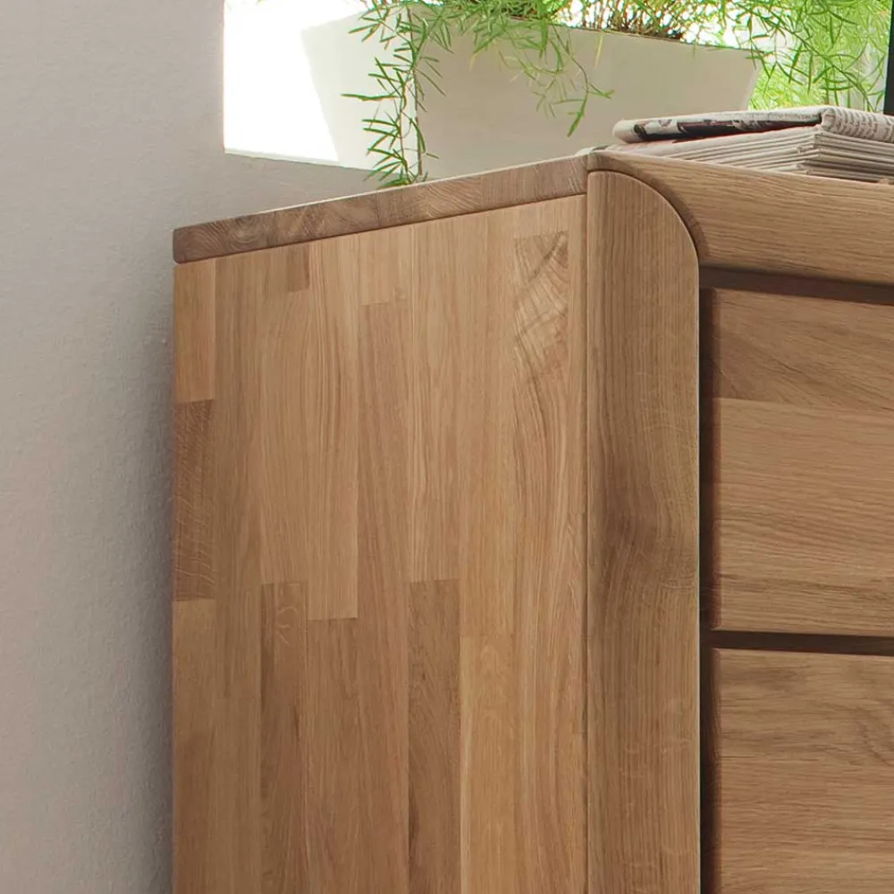 Wohnen Sideboards<Esszimmer Sideboard Croconia aus Wildeiche Massivholz