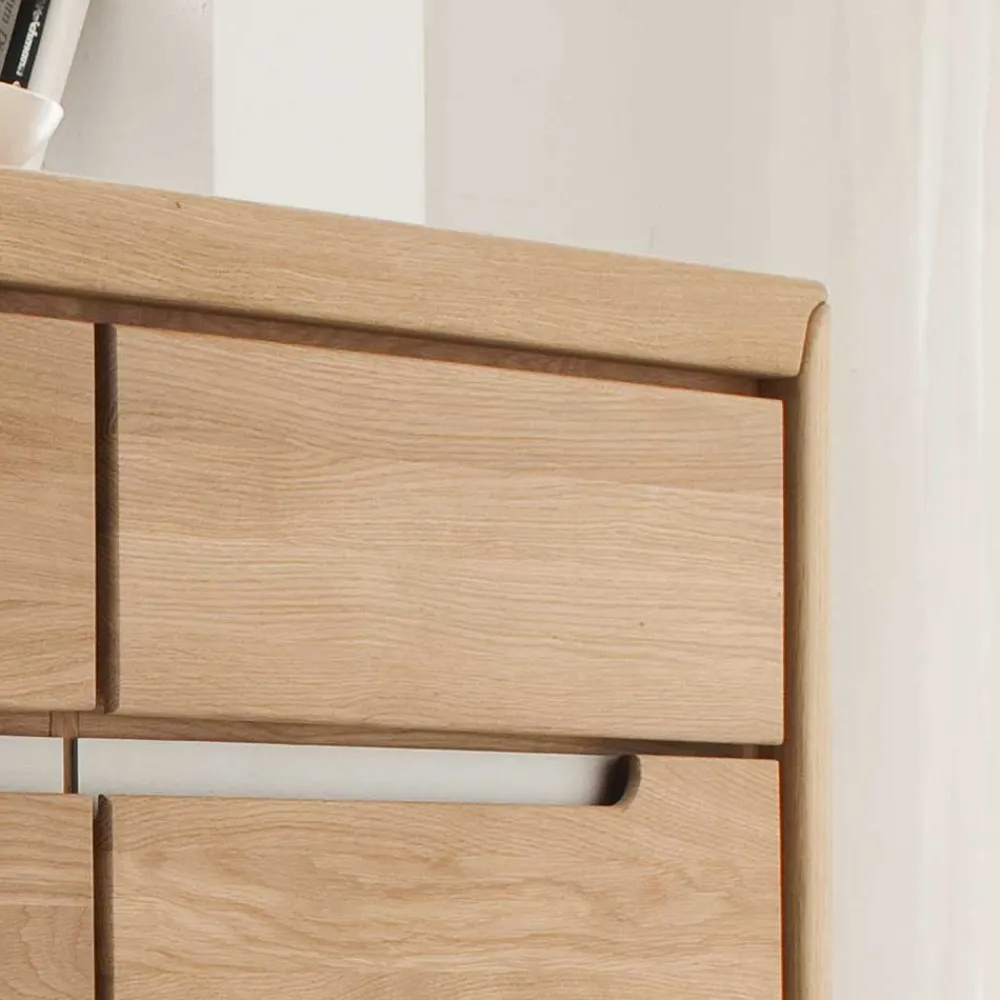 Wohnen Sideboards<Esszimmer Sideboard Croconia aus Wildeiche Massivholz
