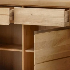 Wohnen Sideboards<Esszimmer Sideboard Croconia aus Wildeiche Massivholz
