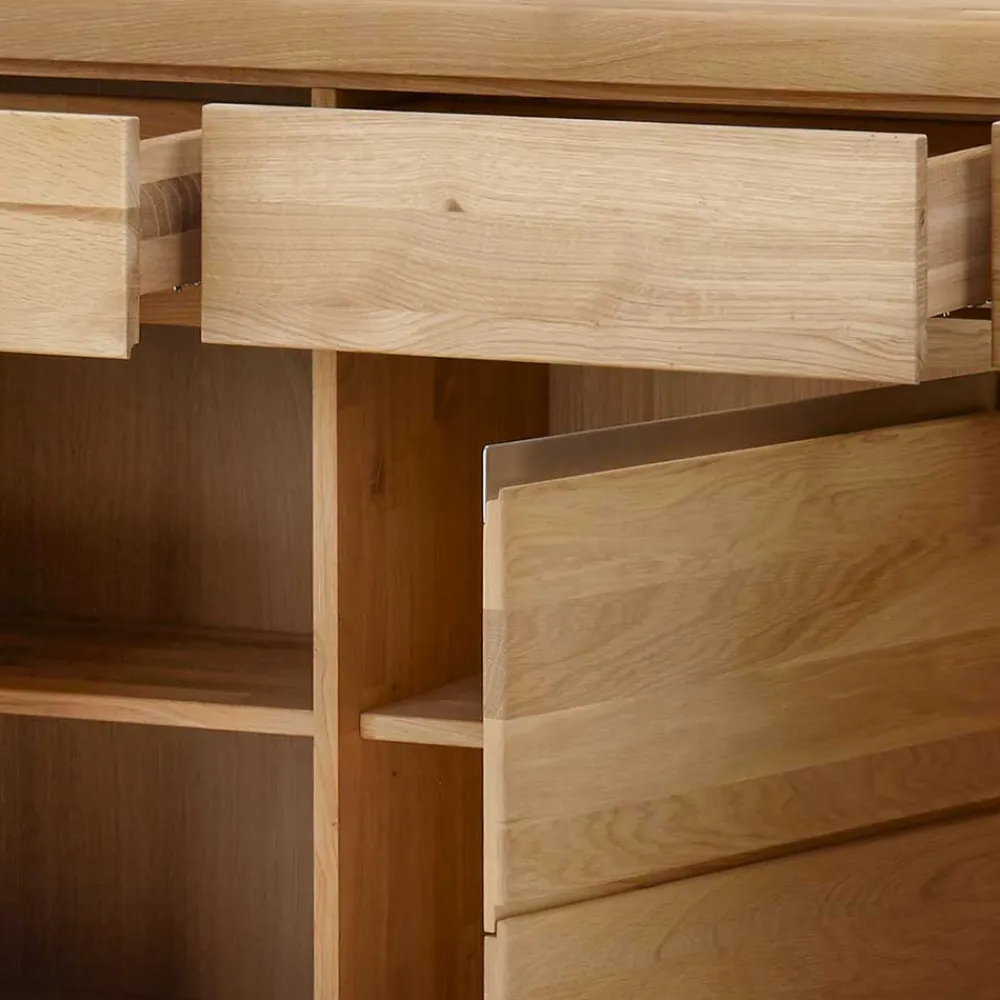 Wohnen Sideboards<Esszimmer Sideboard Croconia aus Wildeiche Massivholz