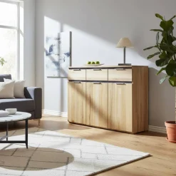 Wohnen Sideboards<Esszimmer Sideboard Leyrina aus Kernbuche geölt