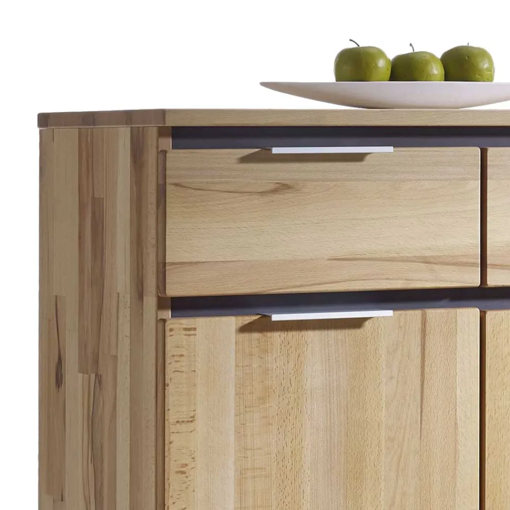 Wohnen Sideboards<Esszimmer Sideboard Leyrina aus Kernbuche geölt