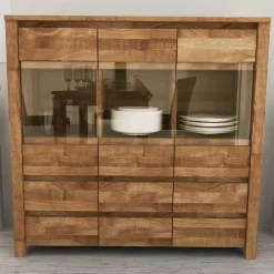 Wohnen Sideboards|Kommoden<Esszimmer Sideboard Nadalia aus Wildeiche Massivholz