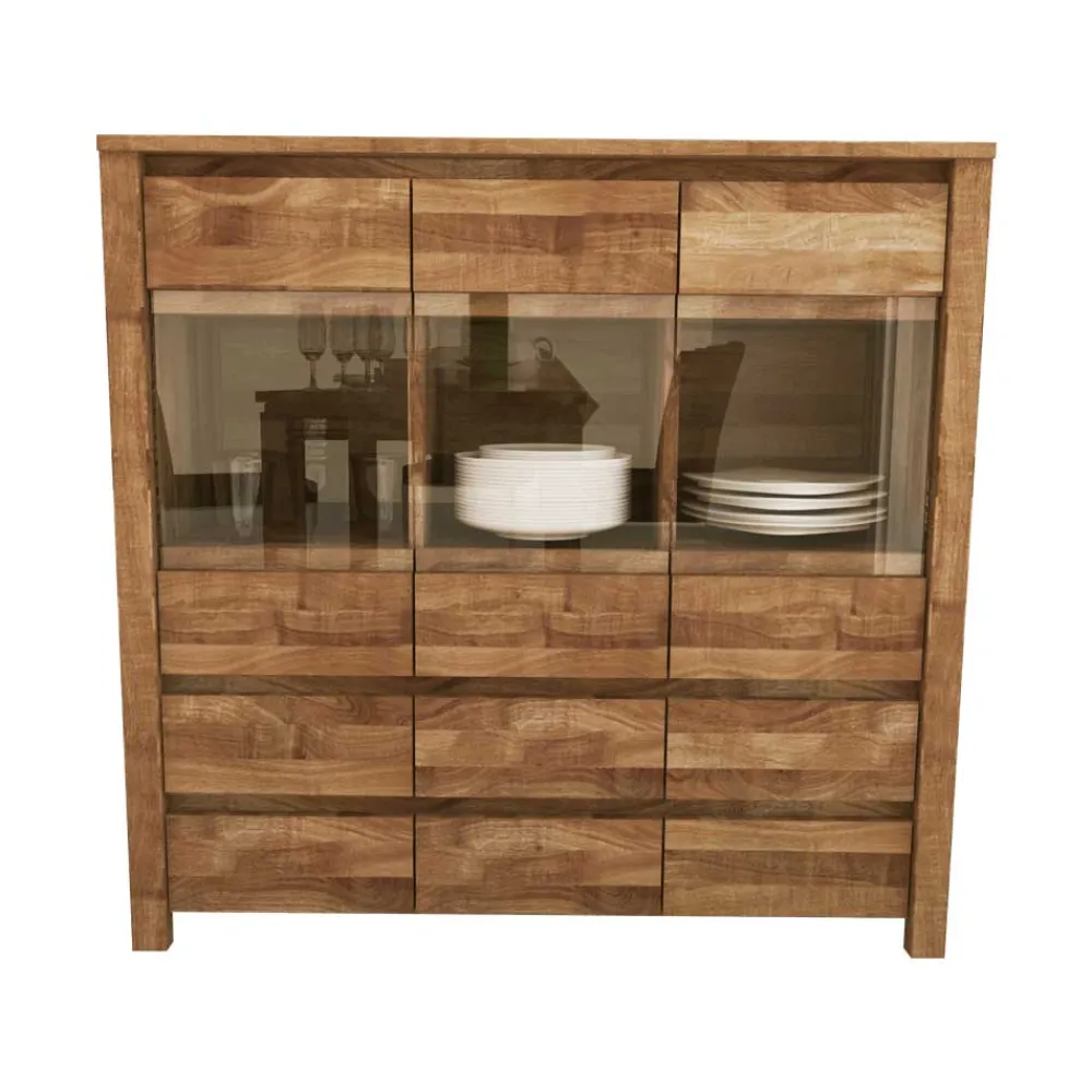 Wohnen Sideboards|Kommoden<Esszimmer Sideboard Nadalia aus Wildeiche Massivholz