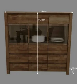 Wohnen Sideboards|Kommoden<Esszimmer Sideboard Nadalia aus Wildeiche Massivholz