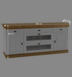 Wohnen Sideboards<Esszimmer Sideboard Sibiuta im Landhaus Design
