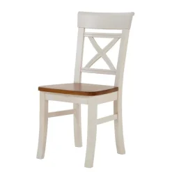 Wohnen Sitzgruppe<Esszimmer Sitzecke Barlad in Weiß Bernstein (vierteilig)