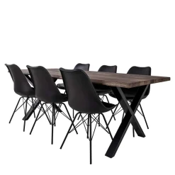 Wohnen Sitzgruppe|Tische<Esszimmer Sitzgruppe als Set - Comi (siebenteilig)