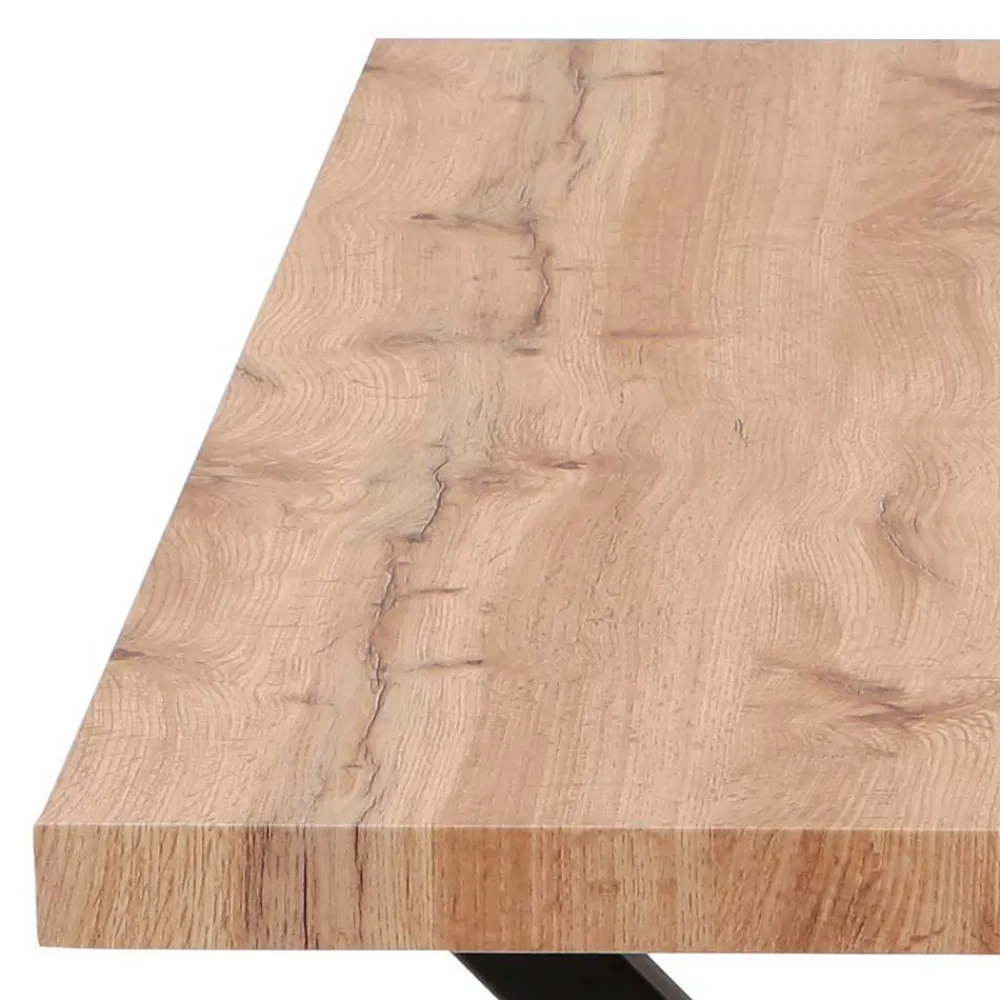 Wohnen Sitzgruppe<Esszimmer Sitzgruppe im Skandi Design - Grooves (fünfteilig)
