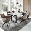 Wohnen Sitzgruppe<Esszimmer Sitzgruppe mit sechs Sitzplätzen - Niam (siebenteilig)