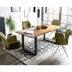 Wohnen Sitzgruppe<Esszimmer Sitzgruppe modern - Bernadi (fünfteilig)