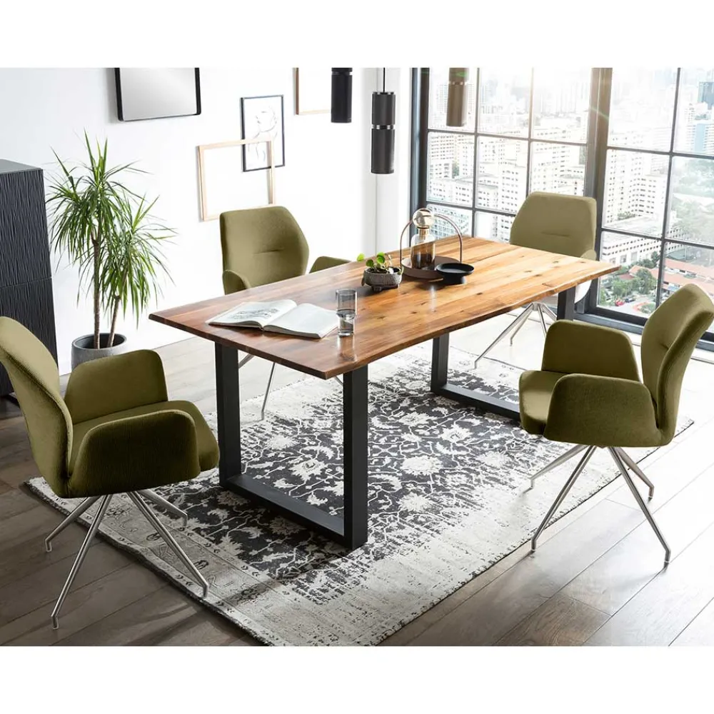 Wohnen Sitzgruppe<Esszimmer Sitzgruppe modern - Bernadi (fünfteilig)
