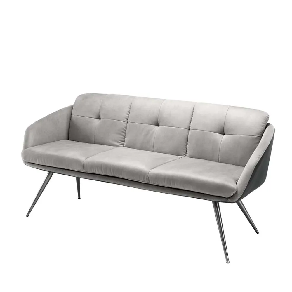 Wohnen Sitzbank<Esszimmer Sofa Casalin in Hellgrau 180cm breit