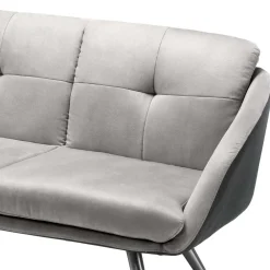 Wohnen Sitzbank<Esszimmer Sofa Casalin in Hellgrau 180cm breit