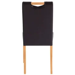 Wohnen Stühle<Esszimmer Stühle in Dunkelbraun & Natur - Selectra (2er Set)