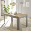 Wohnen Tische<Esszimmer Tisch in Eiche NB & Lichtgrau - Buleta