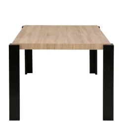 Wohnen Tische<Esszimmer Tisch in Holzoptik Eiche & Schwarz - Cigano