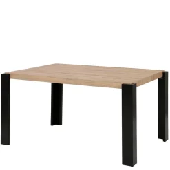Wohnen Tische<Esszimmer Tisch in Holzoptik Eiche & Schwarz - Cigano