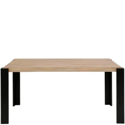 Wohnen Tische<Esszimmer Tisch in Holzoptik Eiche & Schwarz - Cigano