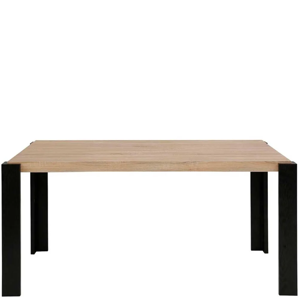 Wohnen Tische<Esszimmer Tisch in Holzoptik Eiche & Schwarz - Cigano
