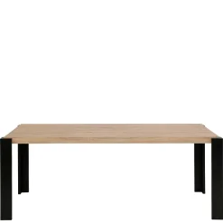 Wohnen Tische<Esszimmer Tisch in Holzoptik Eiche & Schwarz - Cigano