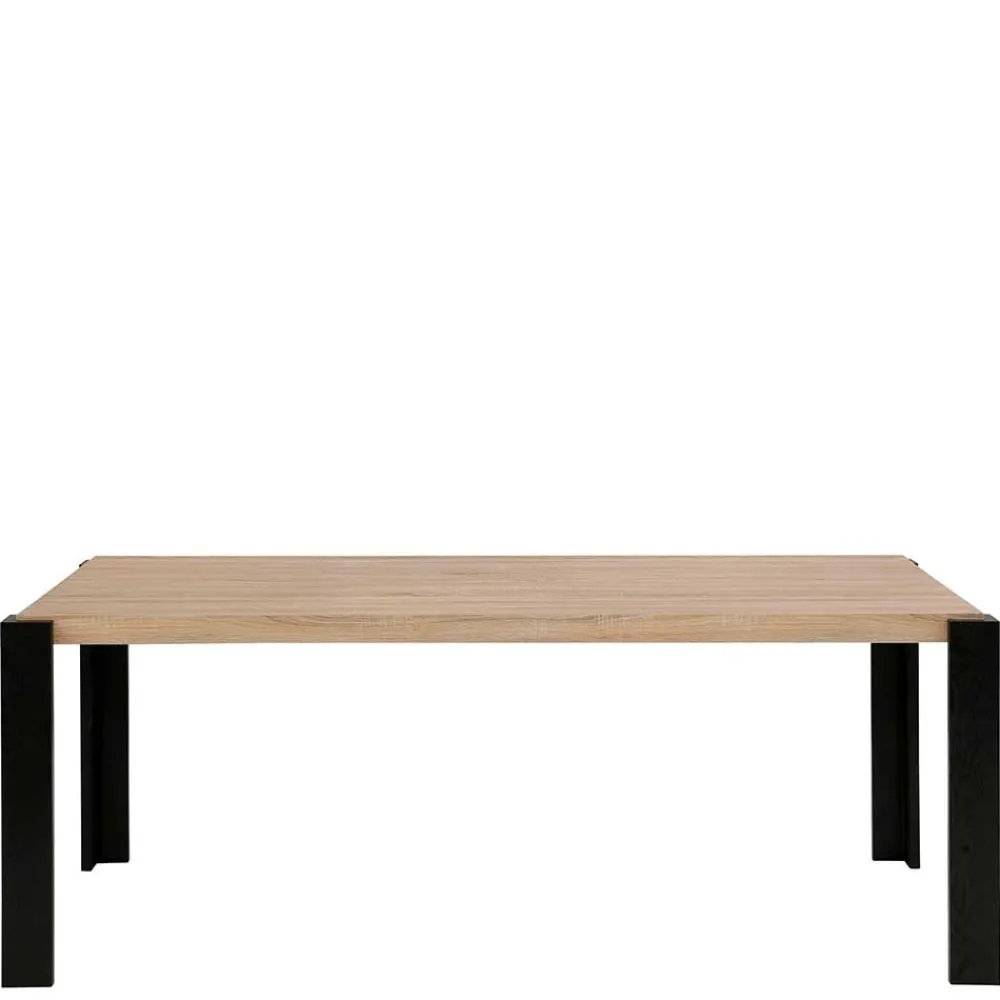 Wohnen Tische<Esszimmer Tisch in Holzoptik Eiche & Schwarz - Cigano