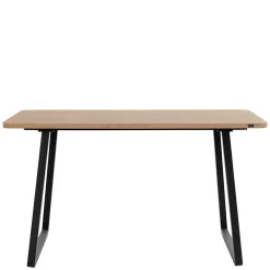 Wohnen Tische<Esszimmer Tisch in Wildeiche Optik & Schwarz - Neviska