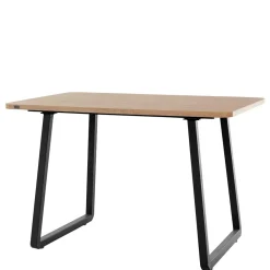 Wohnen Tische<Esszimmer Tisch in Wildeiche Optik & Schwarz - Neviska