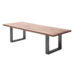 Wohnen Tische<Esszimmer Tisch mit dunkler Eichenplatte - Buleta